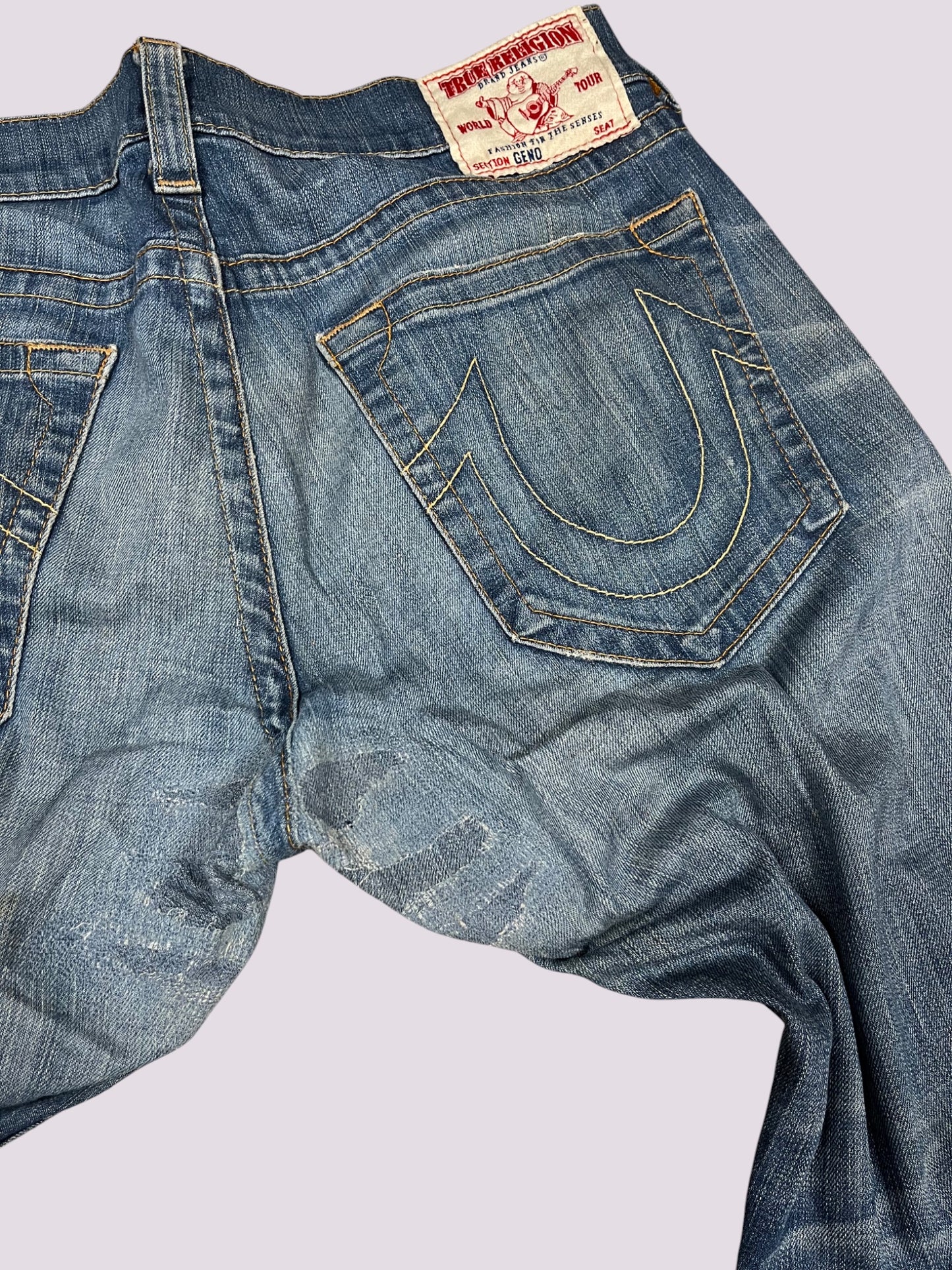 True Religion Straight Leg Jeans Gr 36