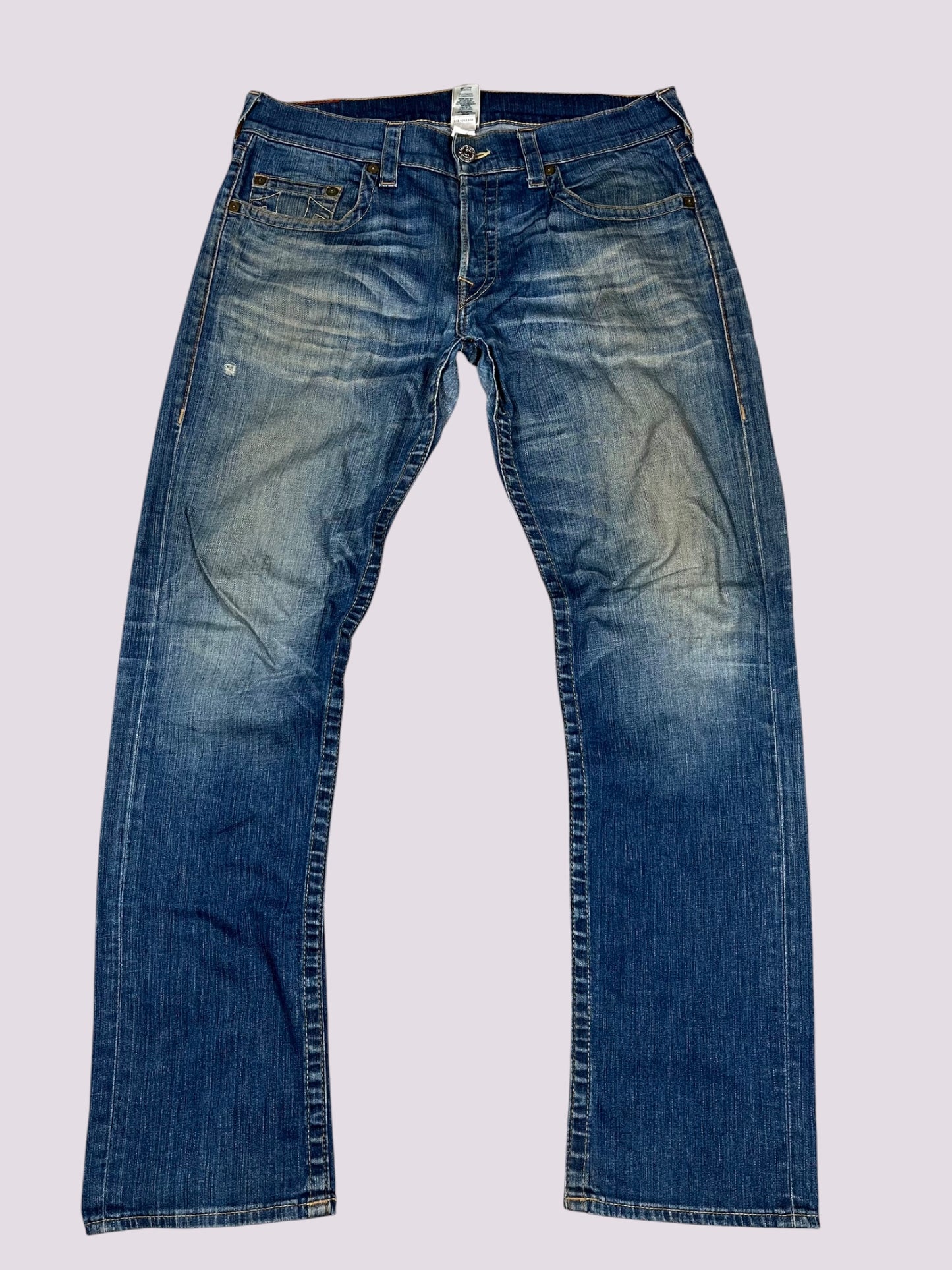 True Religion Straight Leg Jeans Gr 36