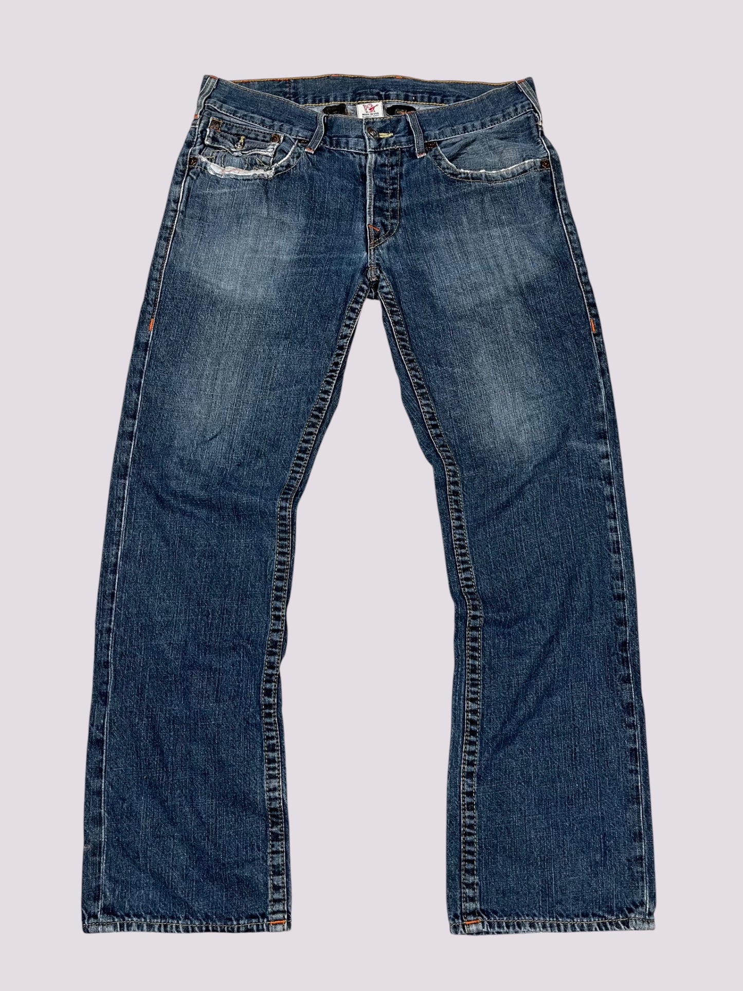 True Religion Straight Leg Jeans Gr 34