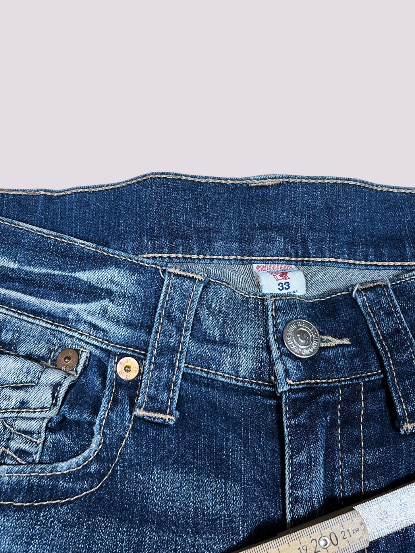 True Religion Straight Leg Jeans Gr 33