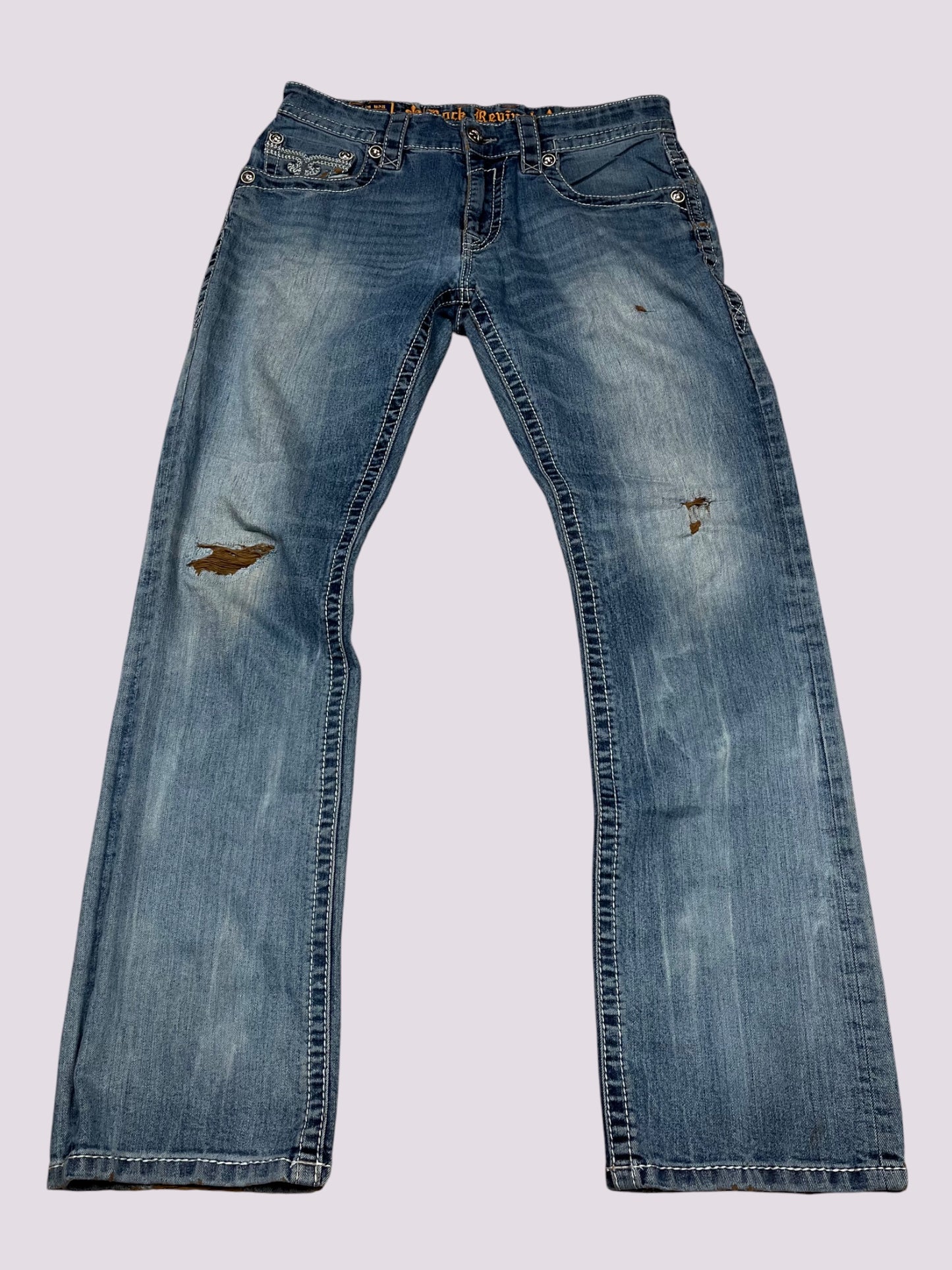 Rock Revival Straight Leg Jeans Gr 34