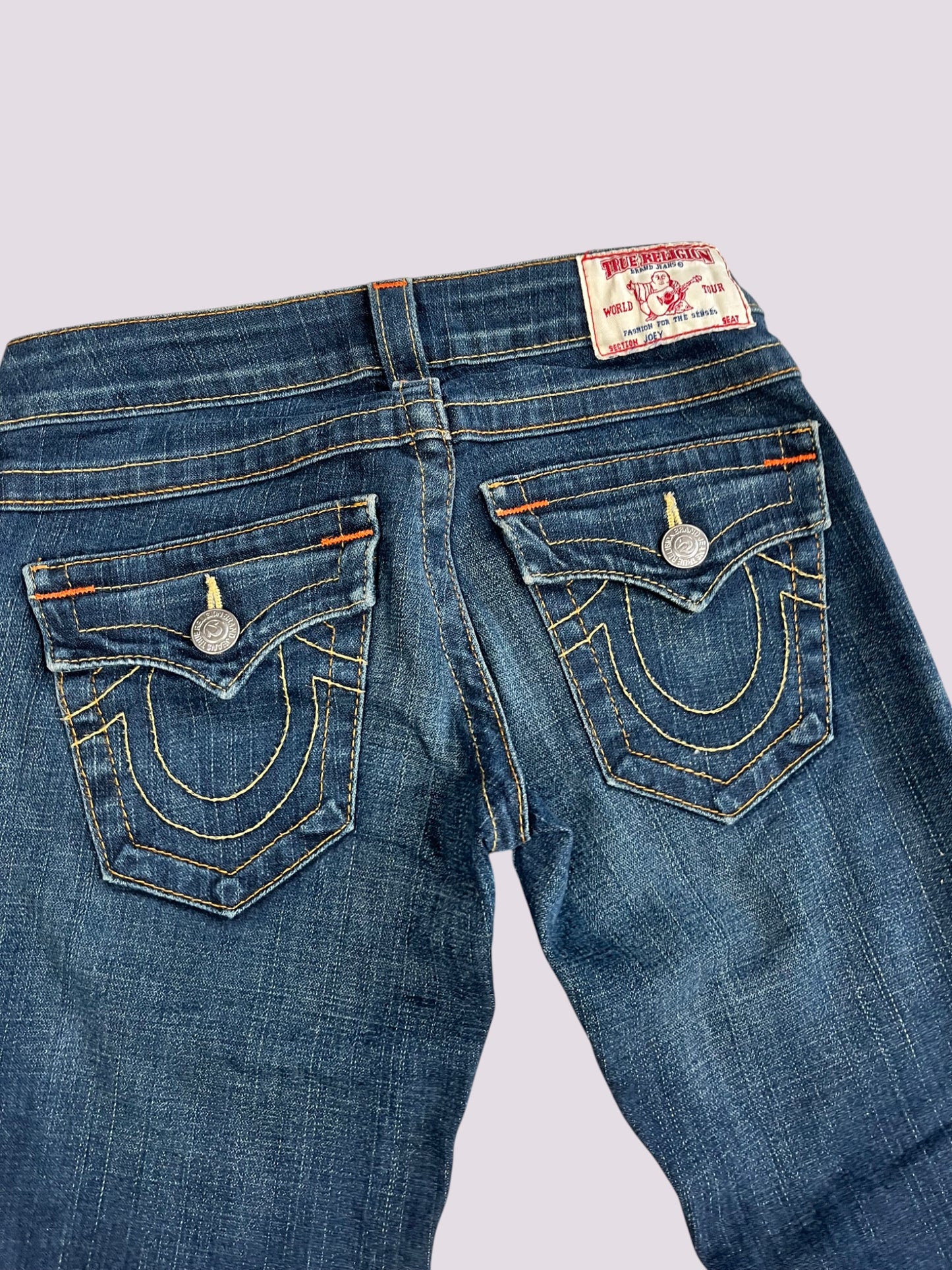 True Religion Flared Baggy Jeans Gr 24