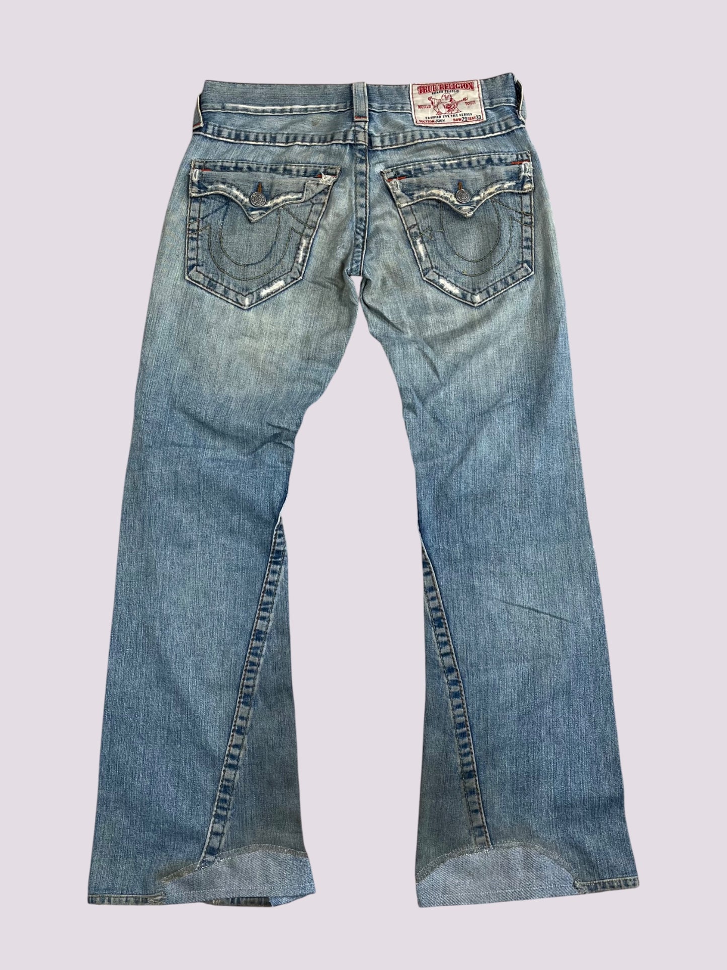 True Religion Flared Baggy Jeans Gr L