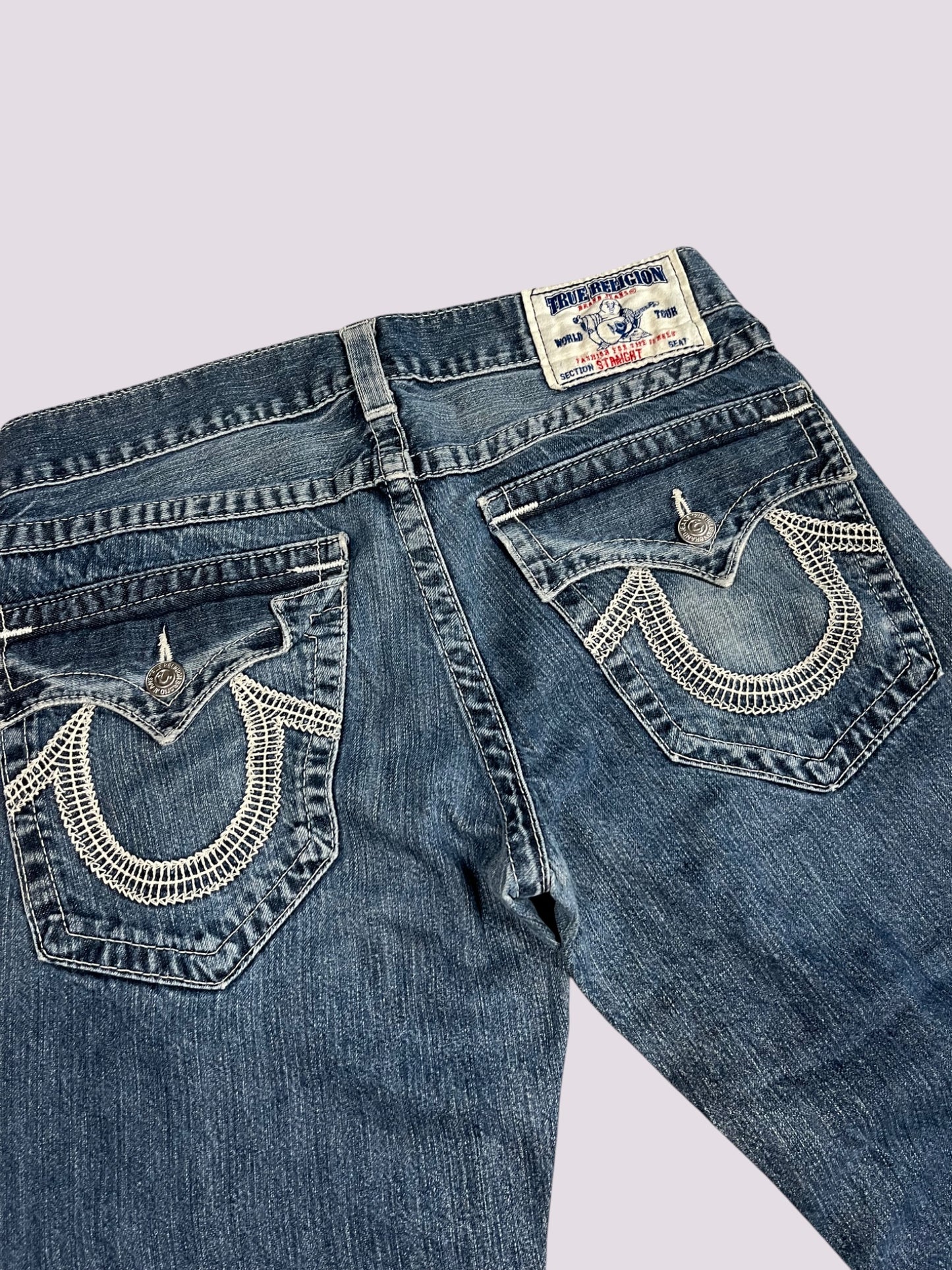 True Religion Straight Leg Jeans Gr 32