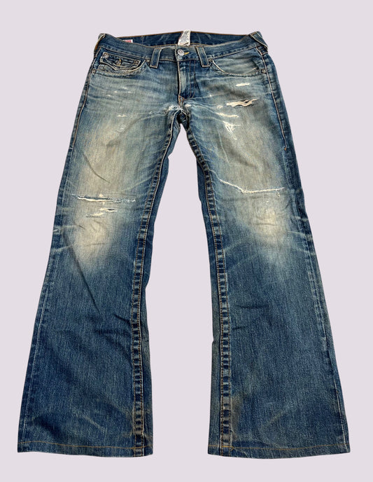 True Religion Flared Jeans Gr 33