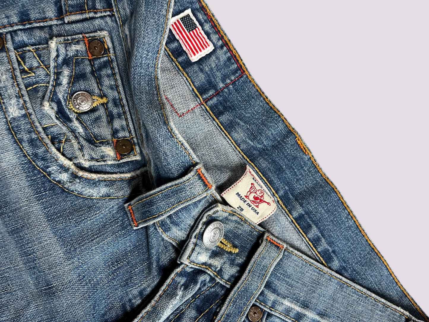 True Religion Flared Jeans Gr 28