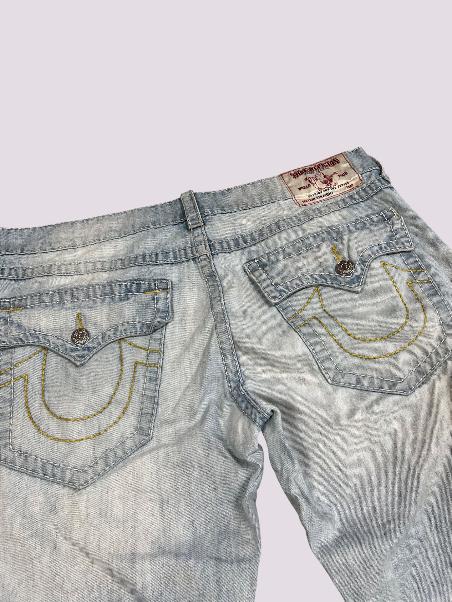 True Religion Flared Baggy Jeans Gr 38