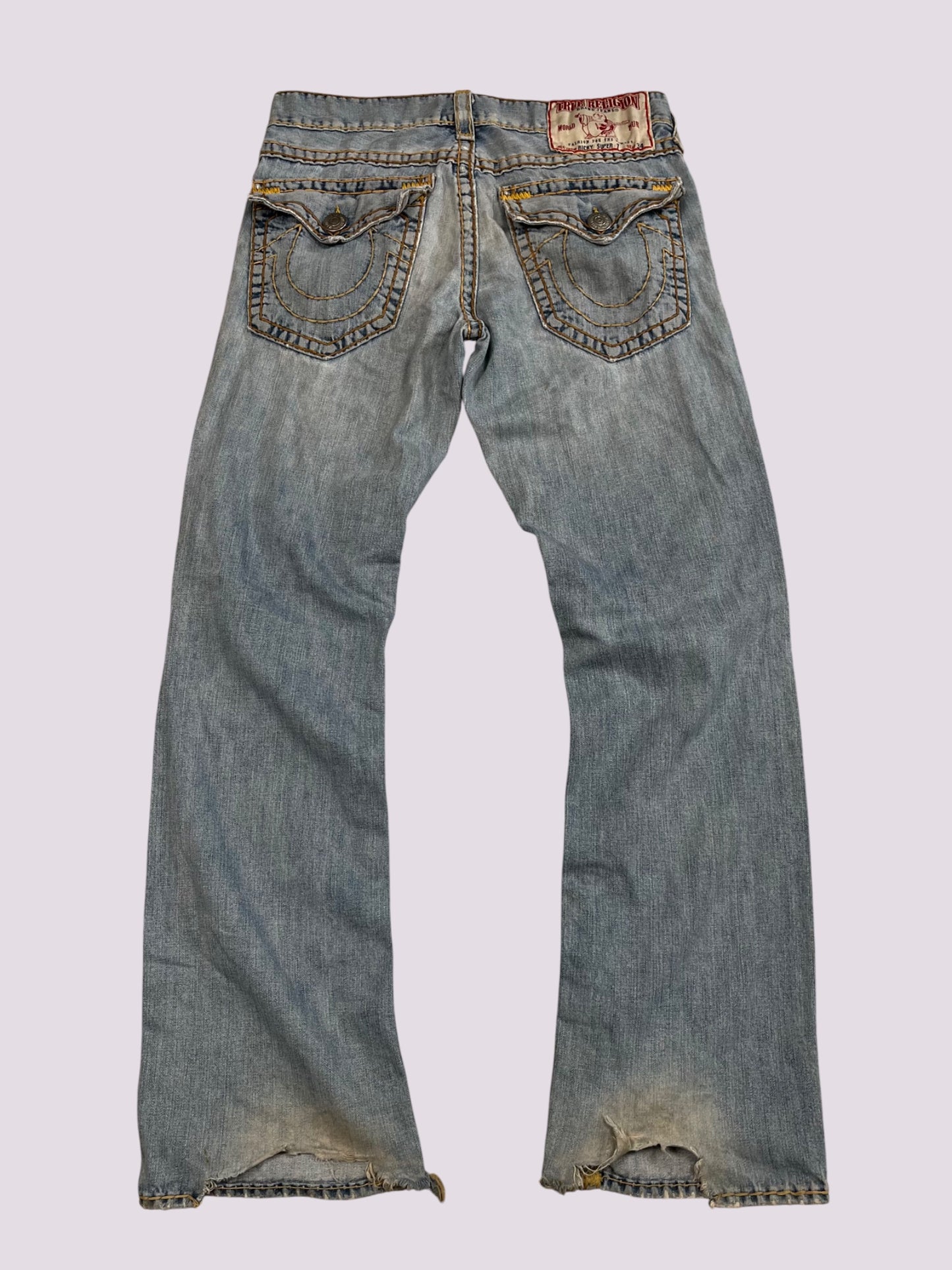 True Religion Flared Baggy Jeans Gr 34