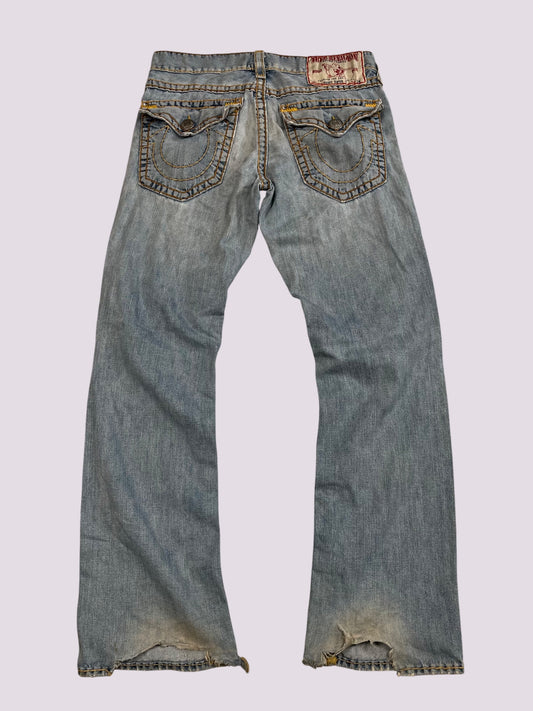 True Religion Flared Baggy Jeans Gr 34