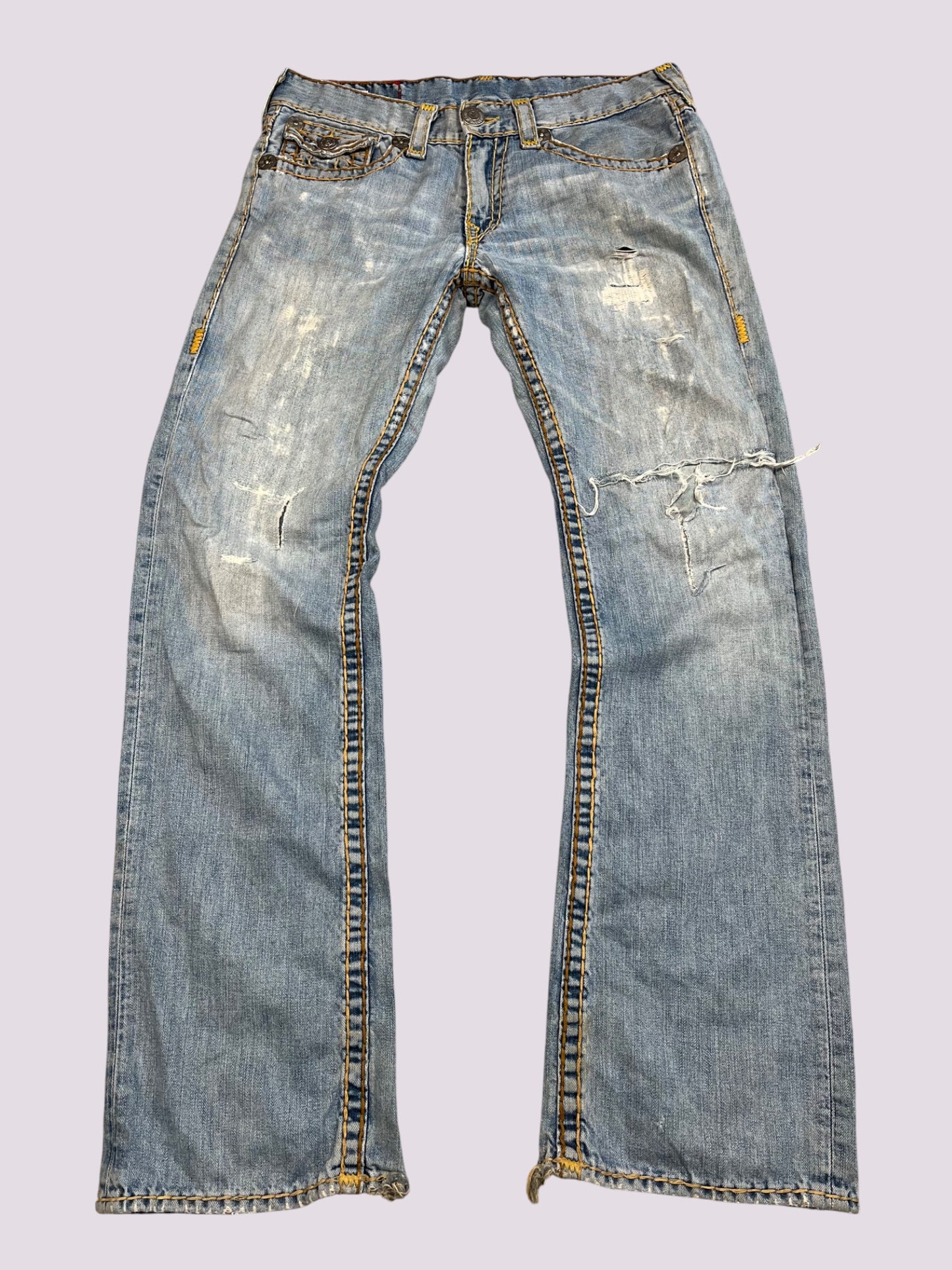 True Religion Flared Baggy Jeans Gr 34