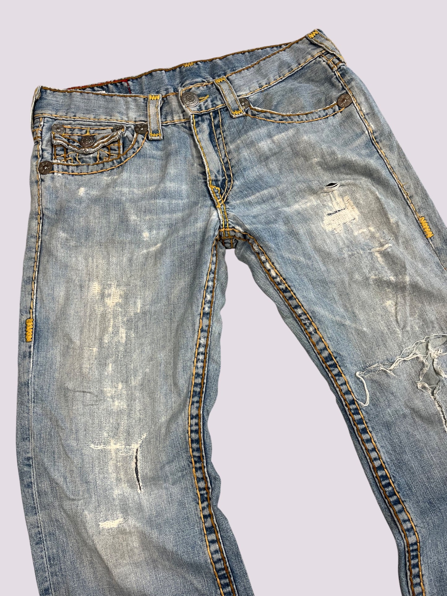 True Religion Flared Baggy Jeans Gr 34